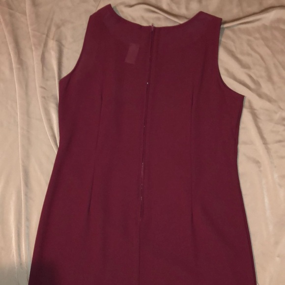 Vintage Carina Fashion Burgundy Dress - Picture 4 of 7